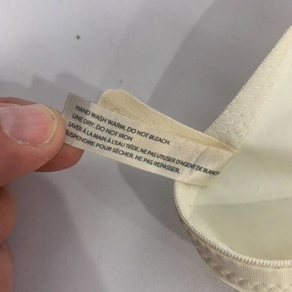 Lucky Brand Womens Lace Bandeau Tube Top L Off-White Nylon/Spandex - Picture 6 of 7